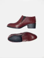 کفش زنانه اداری چرم طبیعی مدل لینا زیره پیو