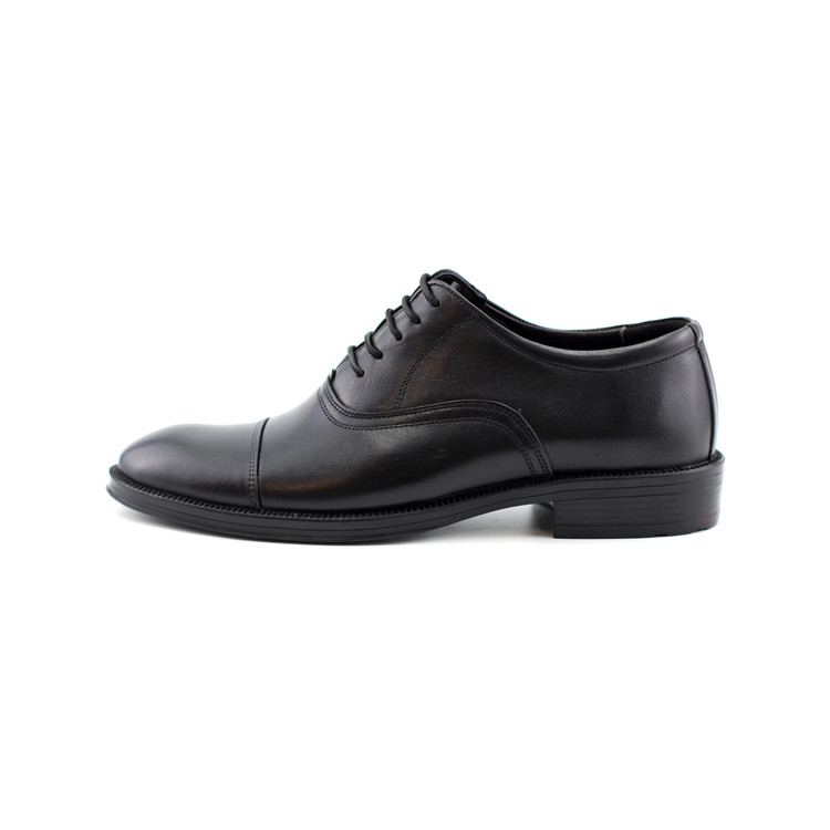 کفش مردانه تمام چرم رسمی مدل آرمان (Cap Toe)