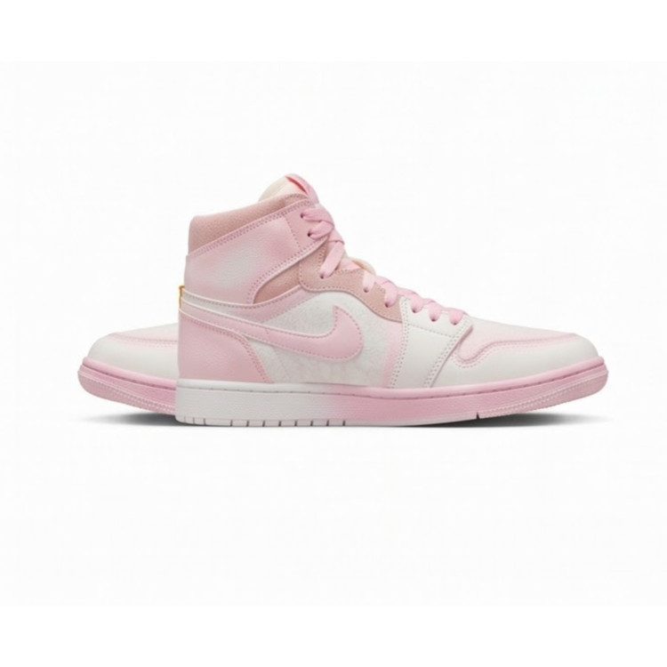 کفش اسپرت دخترانه طرح جردن ۱ های صورتی Air Jordan 1 High – مدل First in Flight (صورتی)